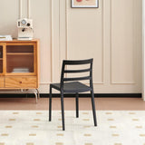 Silla para Exteriores New York Negro 39x79cm con Espaldar y sin Apoya Brazos