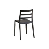 Silla para Exteriores New York Negro 39x79cm con Espaldar y sin Apoya Brazos