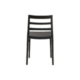 Silla para Exteriores New York Negro 39x79cm con Espaldar y sin Apoya Brazos