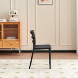 Silla para Exteriores New York Negro 39x79cm con Espaldar y sin Apoya Brazos