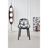 Silla para Exteriores Roxy Negro 52x81cm con Espaldar y con Apoya Brazos
