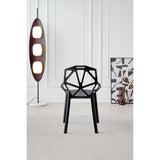 Silla para Exteriores Roxy Negro 52x81cm con Espaldar y con Apoya Brazos