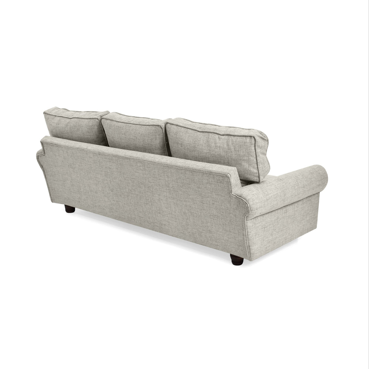Sofá Lancaster Taupe Dicosta y Matiz Natural 217x80cm de Tres Puestos sin Apoya Brazos