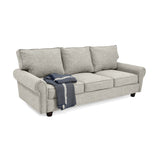 Sofá Lancaster Taupe Dicosta y Matiz Natural 217x80cm de Tres Puestos sin Apoya Brazos