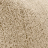 Sofá Lisboa Beige Dicosta y Matiz Natural 192x85cm de Tres Puestos con Apoya Brazos