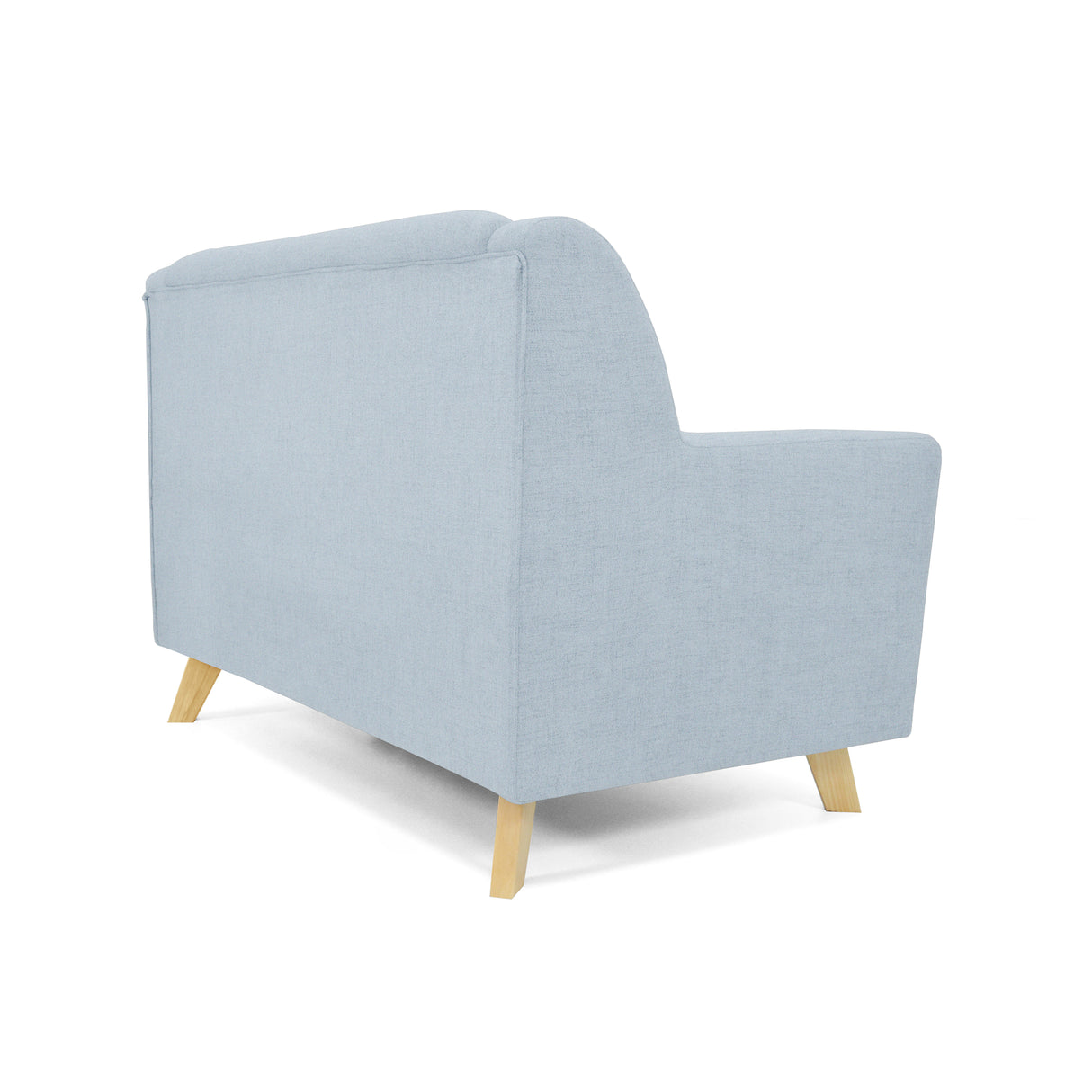 Sofá Marruecos Plata Eureka y Matiz Natural 140x92cm de Dos Puestos con Apoya Brazos