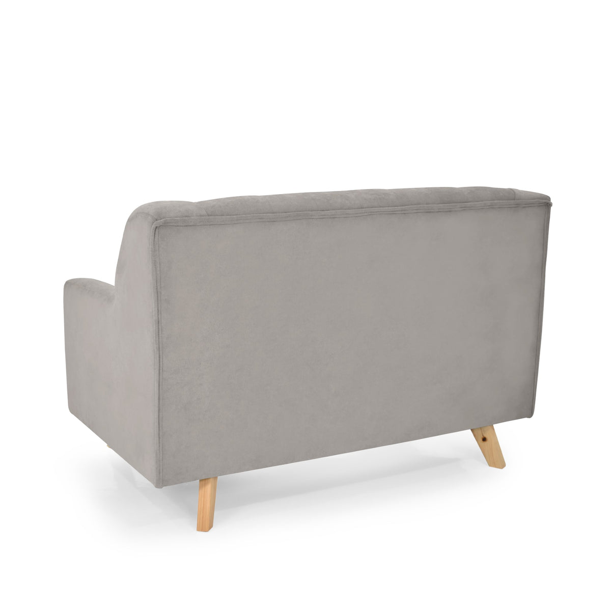 Sofá Marruecos Taupe Dorsey y Matiz Natural 140x92cm de Dos Puestos con Apoya Brazos