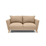 Sofá Montecarlo Beige Dicosta y Matiz Natural 170x90cm de Tres Puestos con Apoya Brazos
