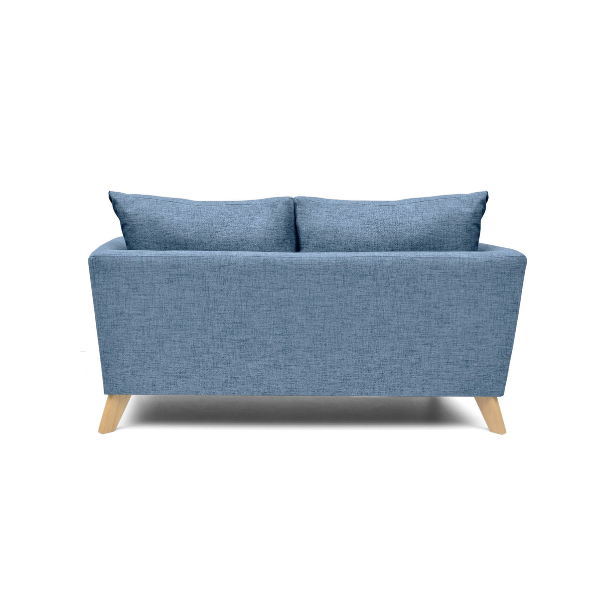 Sofá Montecarlo Índigo Dicosta y Matiz Natural 170x90cm de Tres Puestos con Apoya Brazos