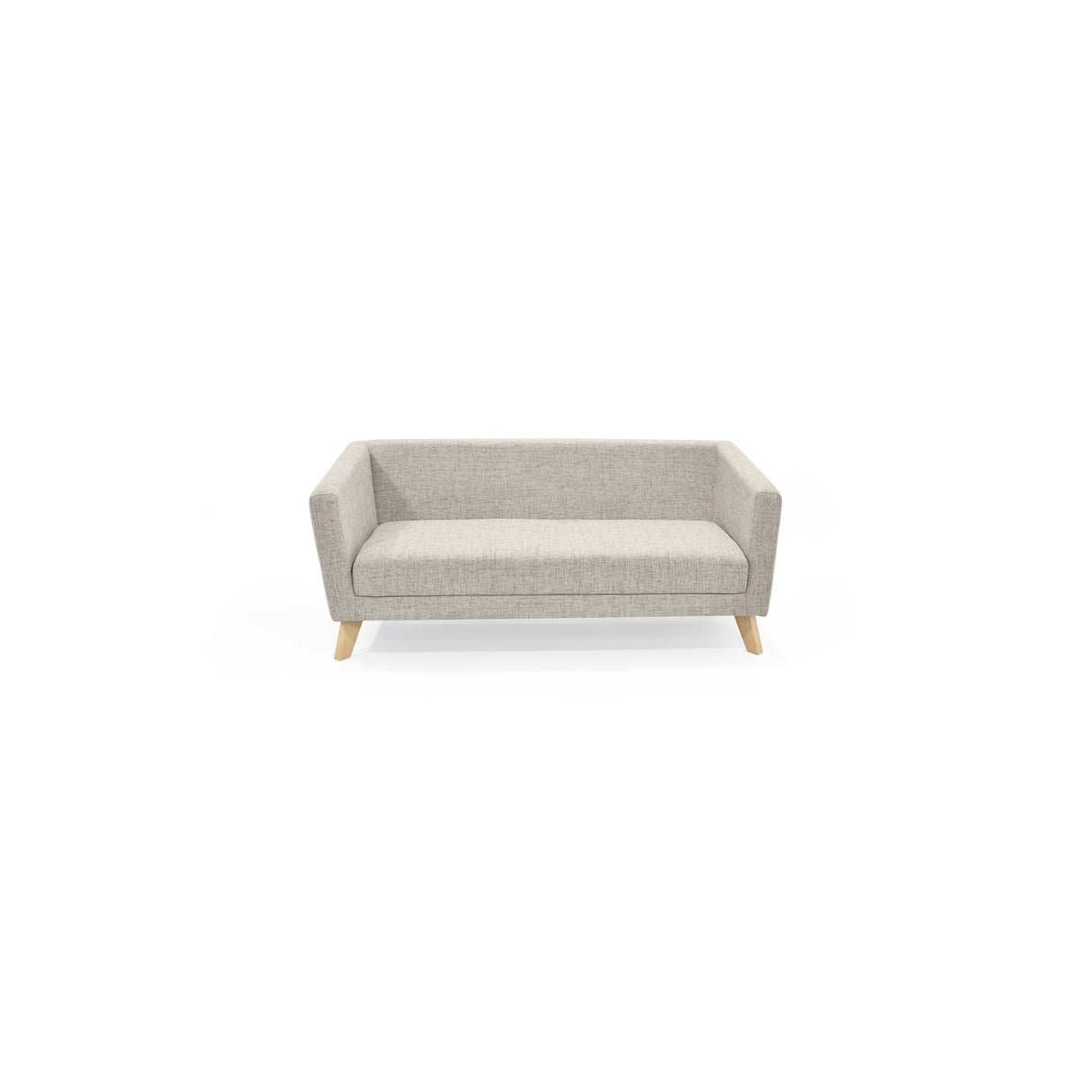 Sofá Montreal Taupe Dicosta y Matiz Natural 170x68cm de Tres Puestos sin Apoya Brazos