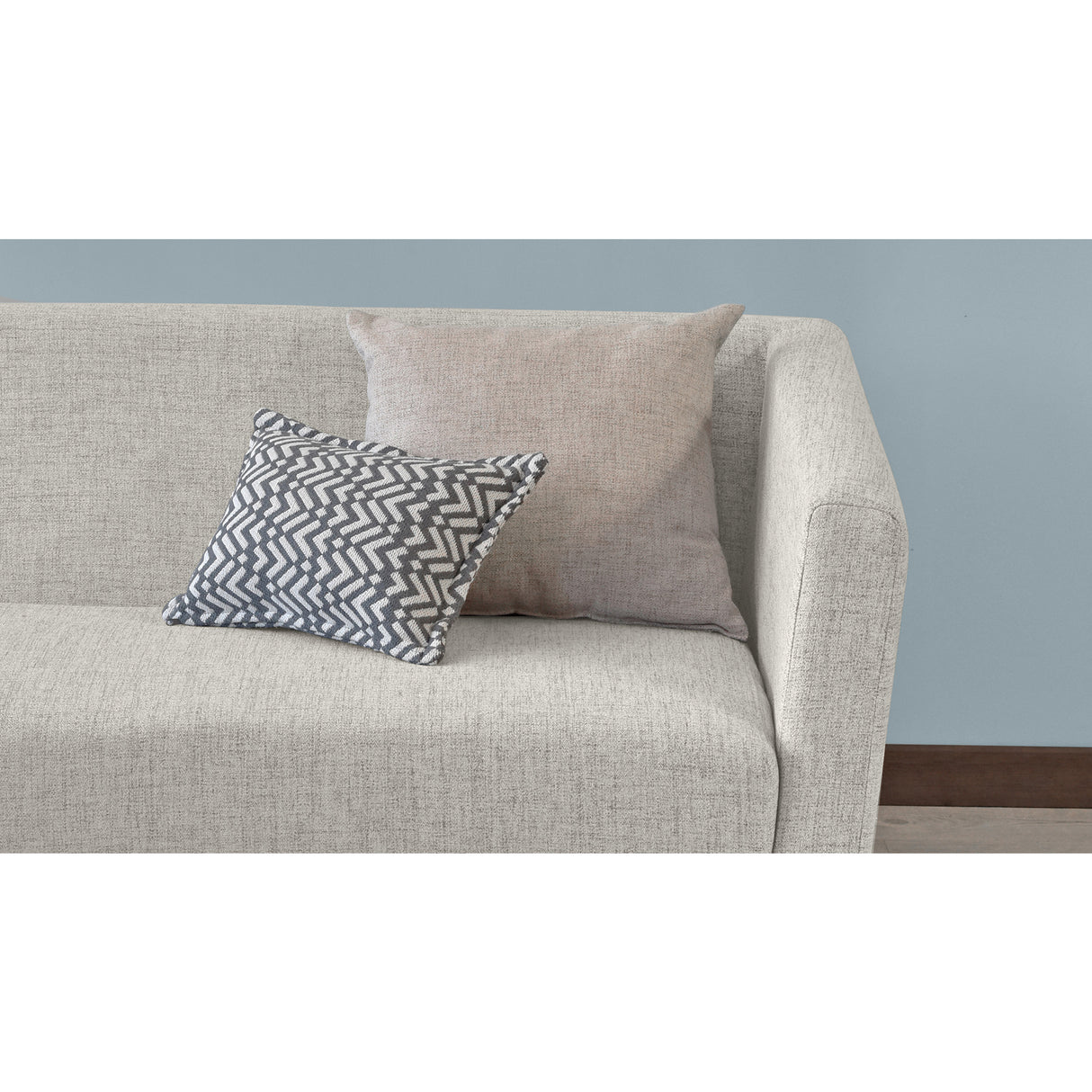 Sofá Montreal Taupe Dicosta y Matiz Natural 170x68cm de Tres Puestos sin Apoya Brazos