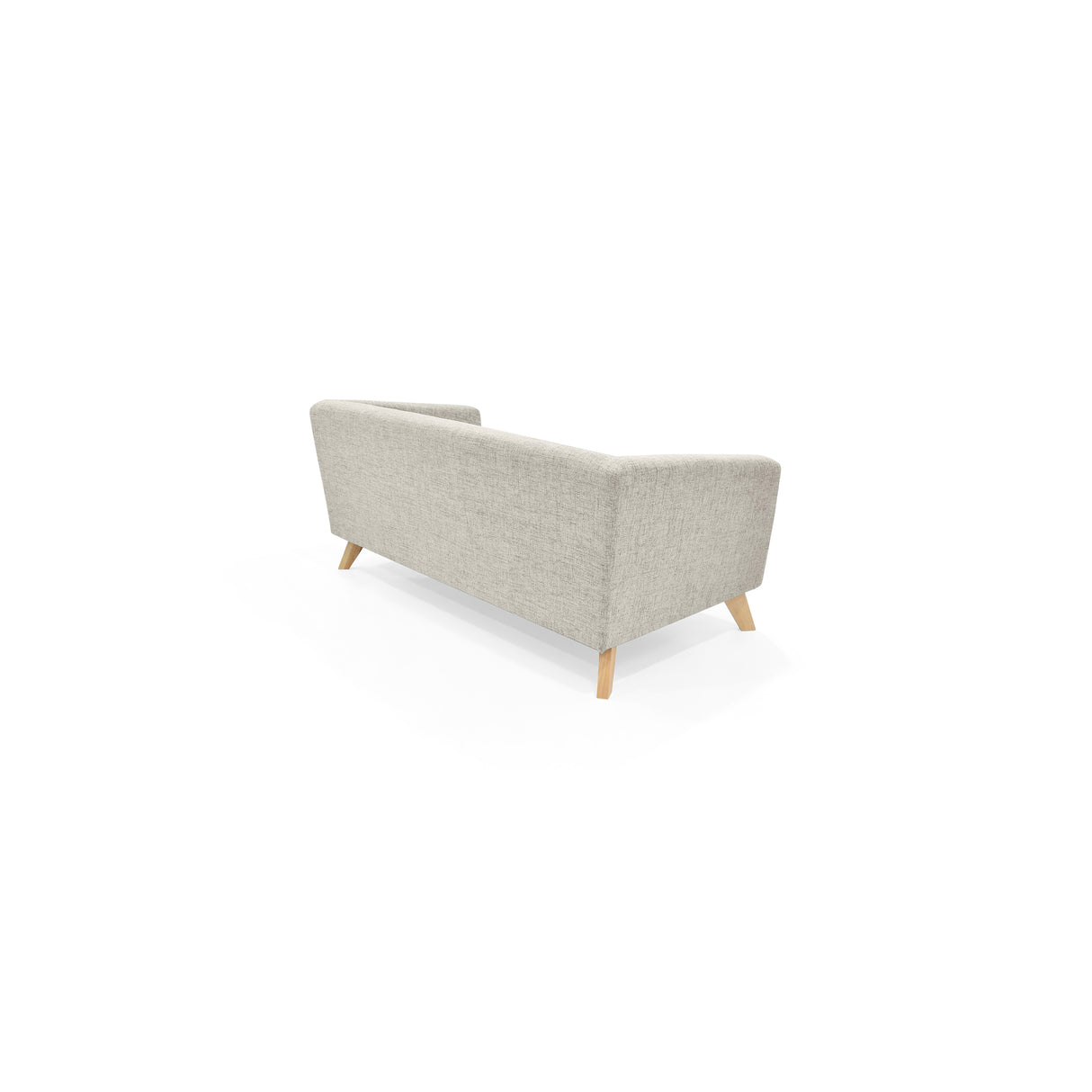 Sofá Montreal Taupe Dicosta y Matiz Natural 170x68cm de Tres Puestos sin Apoya Brazos