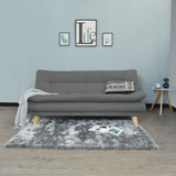 Sofá Cama Munich Gris Dicosta y Matiz Natural 180x85cm de Tres Puestos Reclinable sin Apoya Brazos