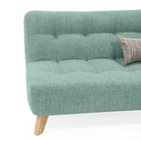Sofá Navara Aqua Dicosta y Matiz Natural 121x82cm de Dos Puestos sin Apoya Brazos
