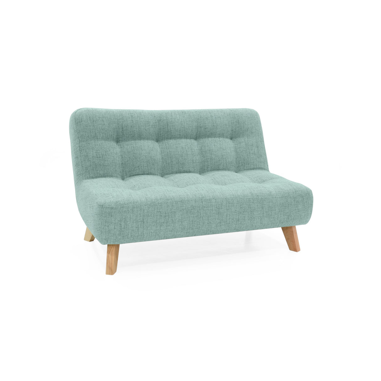 Sofá Navara Aqua Dicosta y Matiz Natural 121x82cm de Dos Puestos sin Apoya Brazos