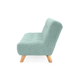 Sofá Navara Aqua Dicosta y Matiz Natural 121x82cm de Dos Puestos sin Apoya Brazos