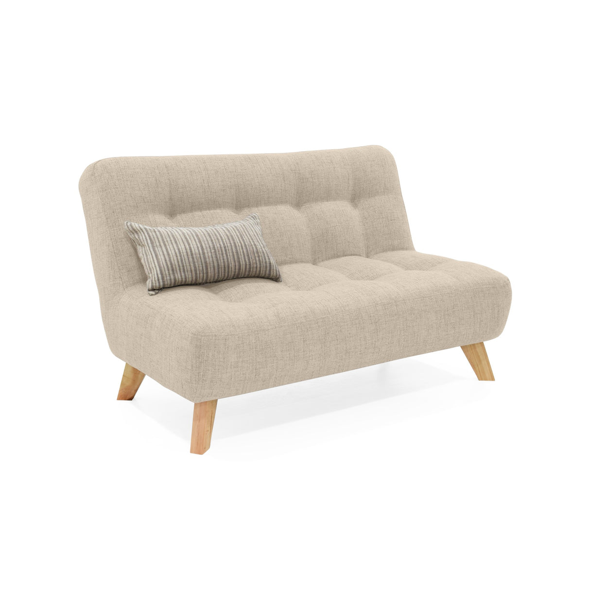 Sofá Navara Trigo Dicosta y Matiz Natural 121x82cm de Dos Puestos sin Apoya Brazos