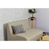 Sofá Nova Beige Duster y Matiz Natural 100x70cm de Dos Puestos sin Apoya Brazos
