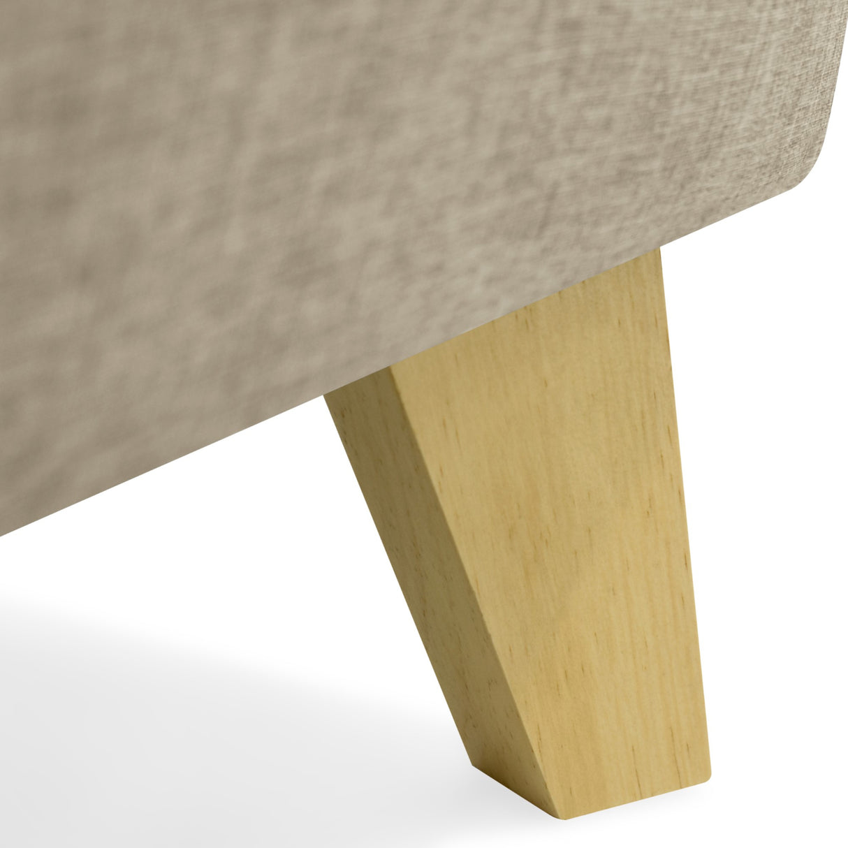 Sofá Nova Beige Duster y Matiz Natural 100x70cm de Dos Puestos sin Apoya Brazos