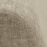 Sofá Nova Beige Duster y Matiz Natural 100x70cm de Dos Puestos sin Apoya Brazos