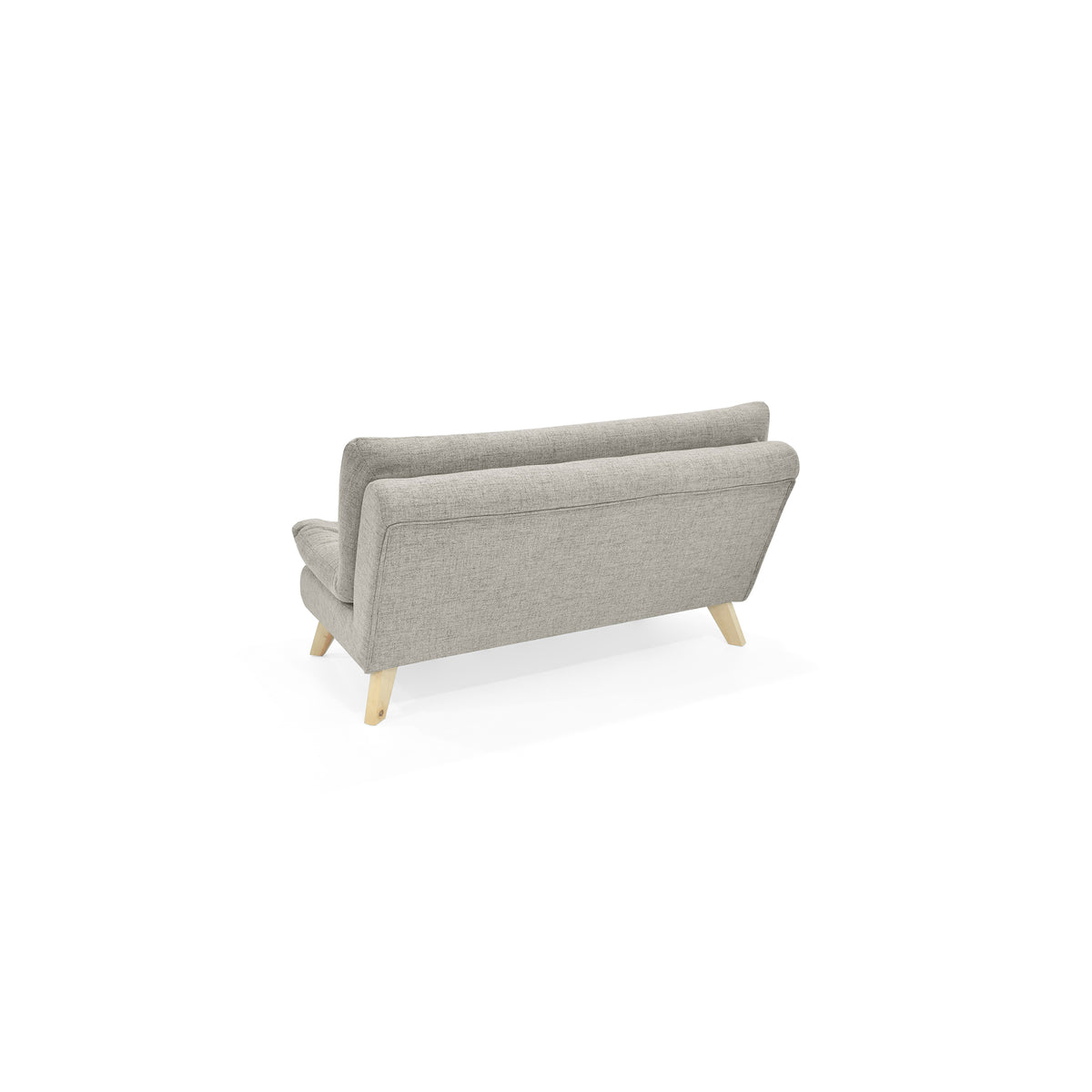 Sofá Toulouse Taupe Dicosta y Matiz Natural 140x80cm de Dos Puestos sin Apoya Brazos