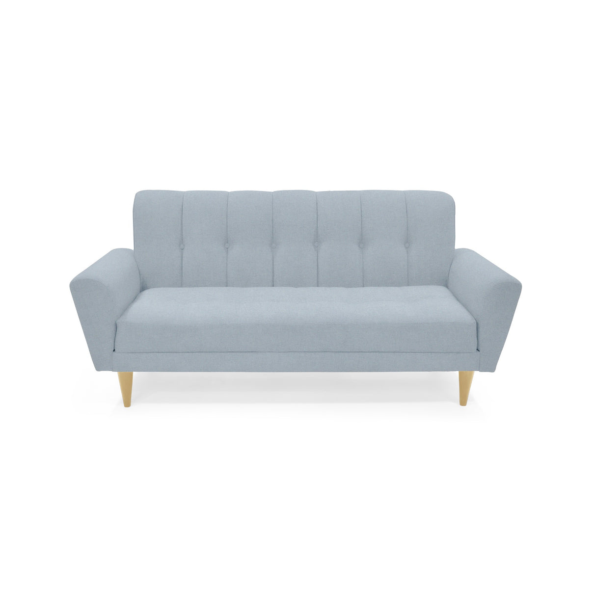 Sofá Zen Plata Eureka y Matiz Caoba 187x88cm de Tres Puestos con Apoya Brazos