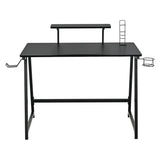Escritorio Gamer Nova Negro 100x90cm Moderno