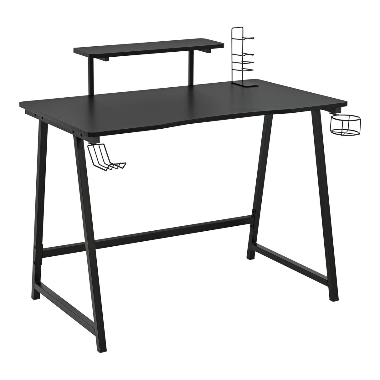 Escritorio Gamer Nova Negro 100x90cm Moderno