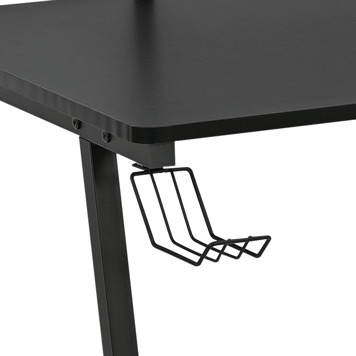 Escritorio Gamer Nova Negro 100x90cm Moderno