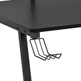 Escritorio Gamer Nova Negro 100x90cm Moderno