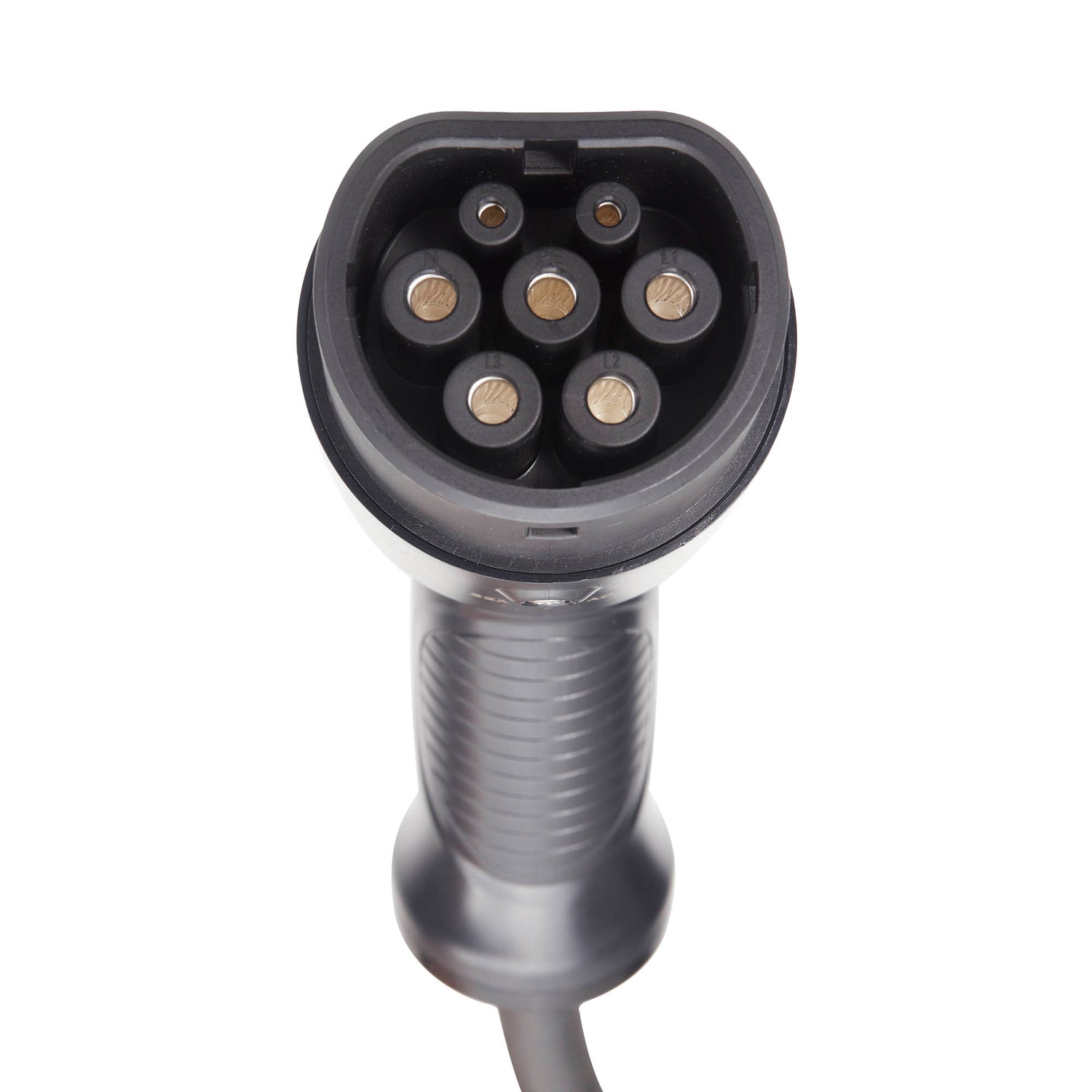 Cargador para Carros Eléctricos Haceb Tipo Europeo Negro 27.5x37.3cm Tipo 2 Nivel 2 de Punto Fijo