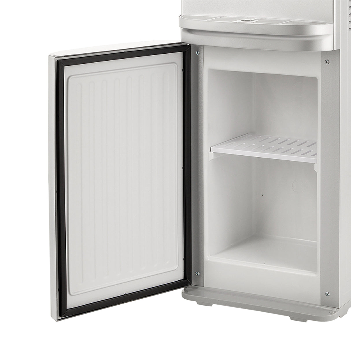 Dispensador de Agua Haceb Plateado 31x103.5cm de Piso para Botellón de 20 Litros con Tres Opciones de Temperatura