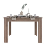 Mesa de Comedor Portofino Avellana 120x75.6cm Rectangular de Cuatro Puestos sin Sillas