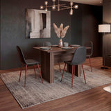 Mesa de Comedor Classic Avellana 120x73.9cm Rectangular de Cuatro Puestos sin Sillas