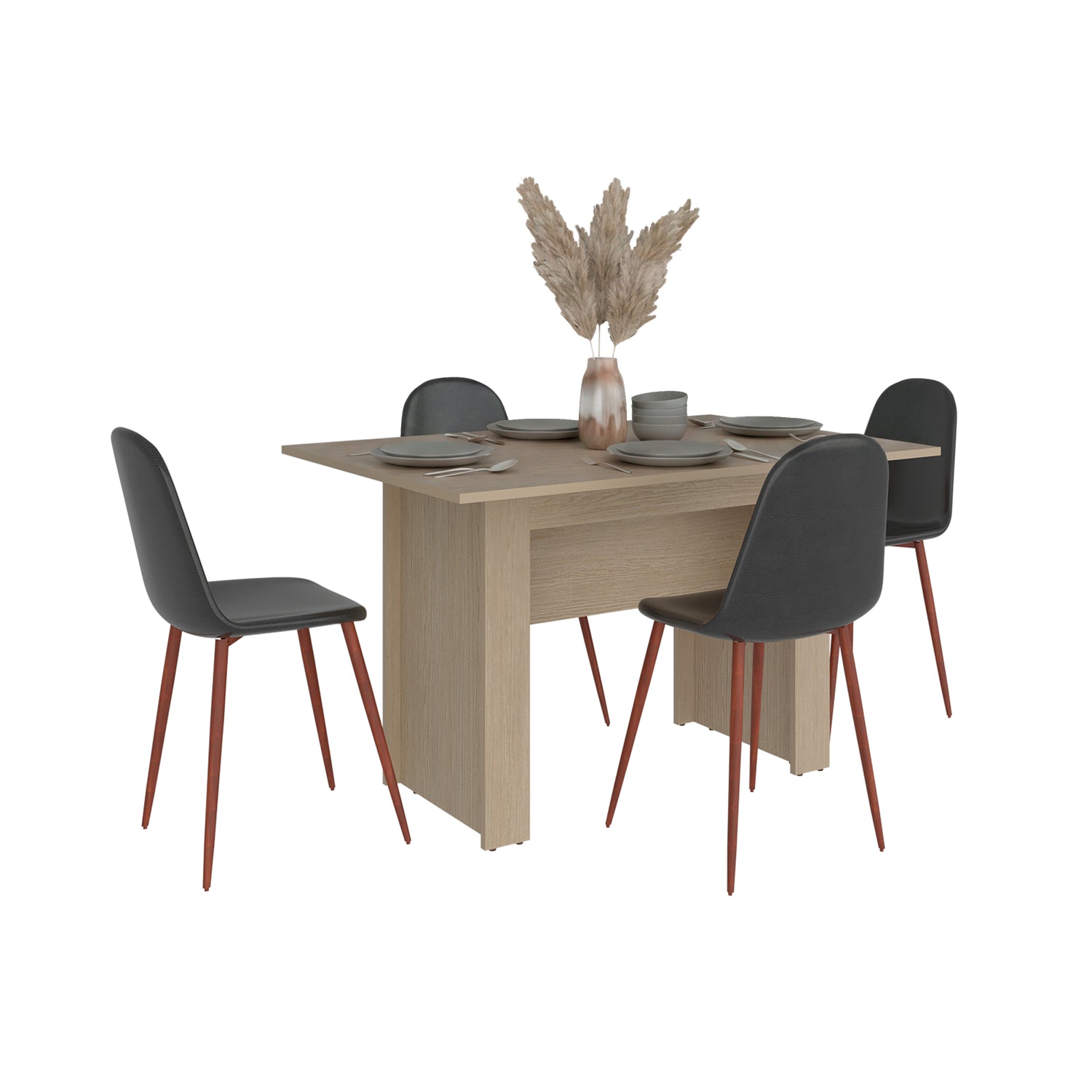 Mesa de Comedor Classic Cartagena 120x73.9cm Rectangular de Cuatro Puestos sin Sillas
