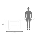 Mesa de Comedor Classic Cartagena 120x73.9cm Rectangular de Cuatro Puestos sin Sillas