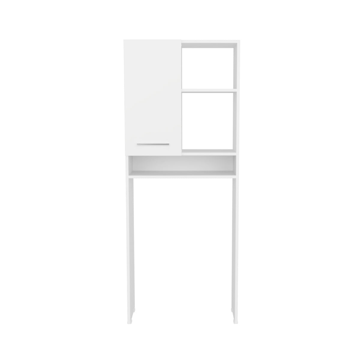Optimizador de Baño Bath Blanco 63.1x160.8cm con Dos Entrepaños y con Una Puerta