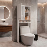 Optimizador de Baño Bath Blanco 63.1x160.8cm con Dos Entrepaños y con Una Puerta