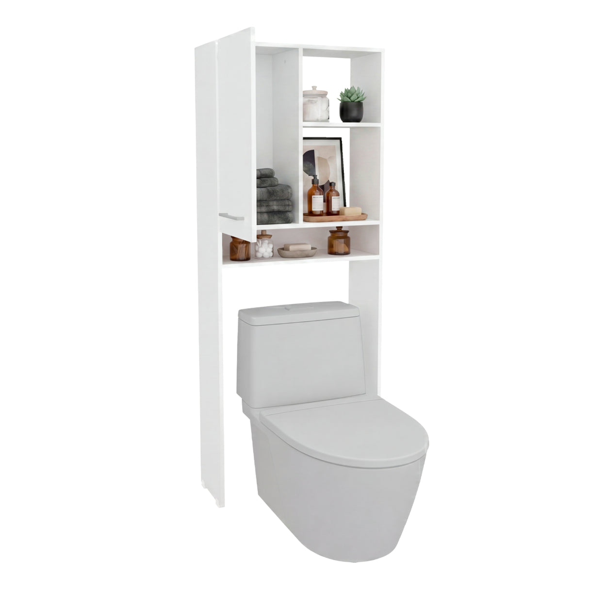 Optimizador de Baño Bath Blanco 63.1x160.8cm con Dos Entrepaños