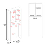 Optimizador de Baño Bath Blanco 63.1x160.8cm con Dos Entrepaños