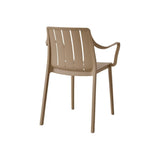 Silla para Exteriores Alice Taupe 57x80cm con Apoya Brazos y con Espaldar