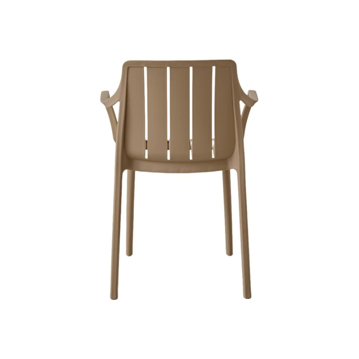 Silla para Exteriores Alice Taupe 57x80cm con Apoya Brazos y con Espaldar