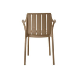 Silla para Exteriores Alice Taupe 57x80cm con Apoya Brazos y con Espaldar
