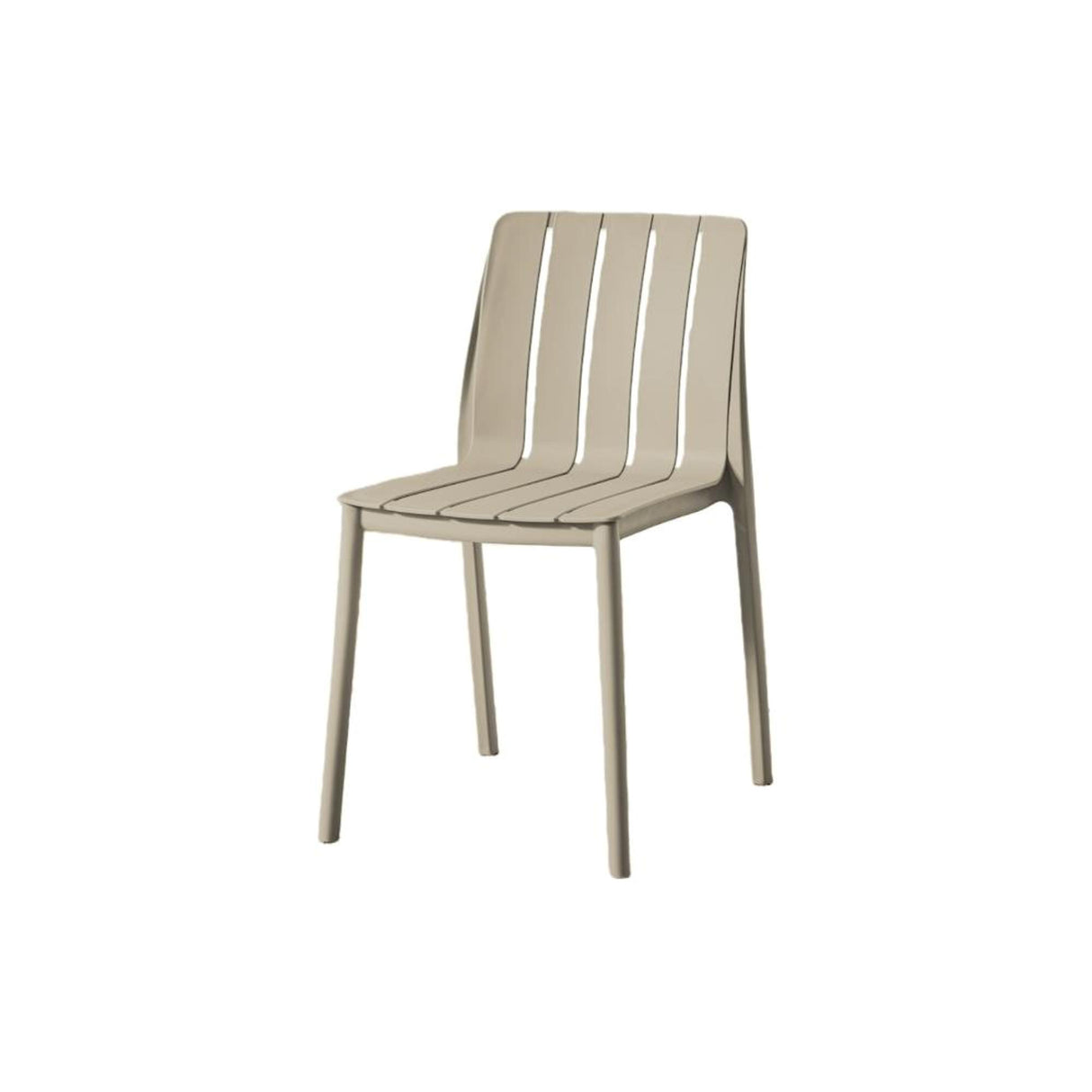 Silla para Exteriores Alice Taupe 46x80cm sin Apoya Brazos y con Espaldar