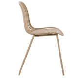 Silla para Exteriores Barcelona Beige 50.5x82cm sin Apoya Brazos y con Espaldar