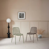 Silla para Exteriores Barcelona Beige 50.5x82cm sin Apoya Brazos y con Espaldar