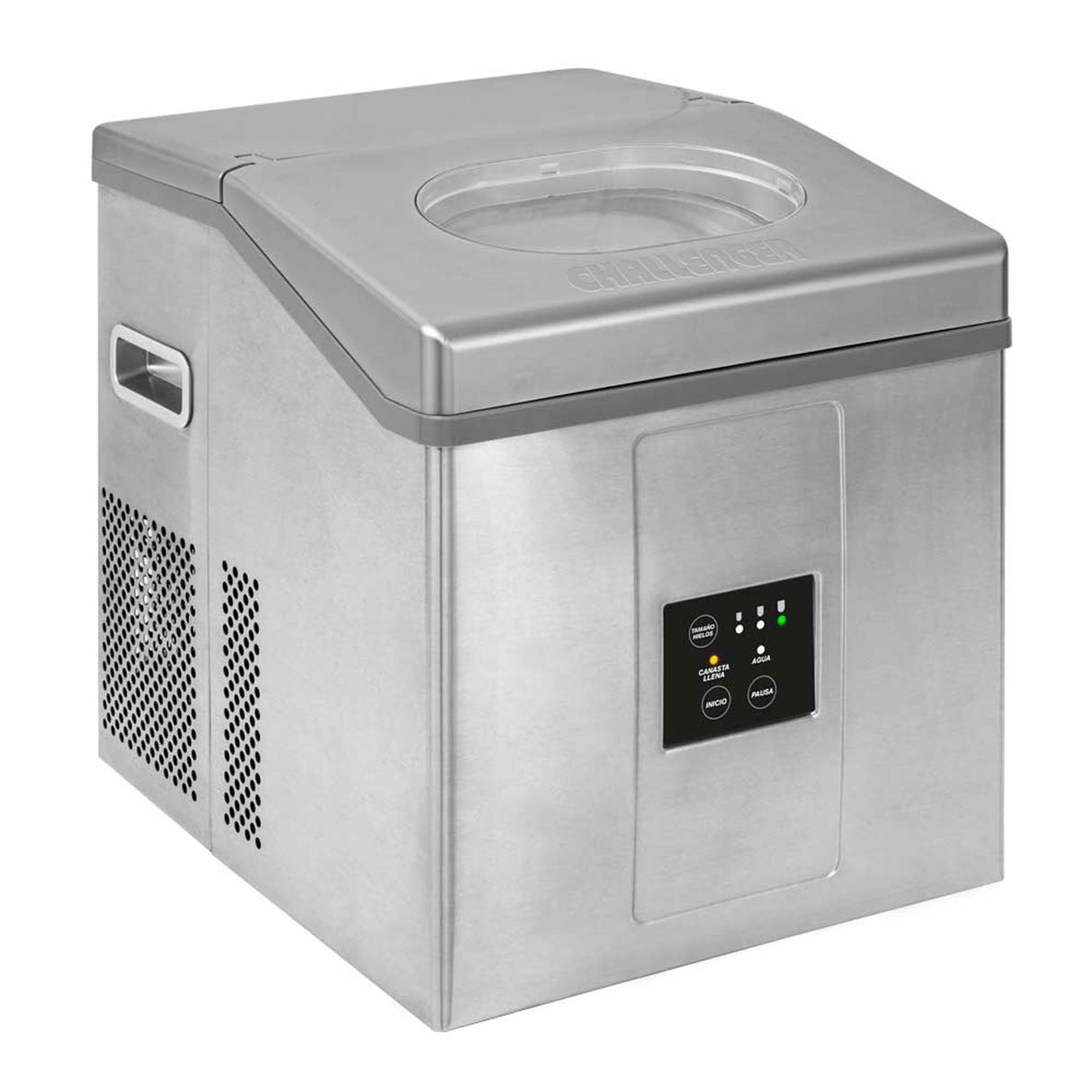 Fabricador de Hielo Challenger Gris 36x41.4cm 110 Voltios con Tres Funciones Preconfiguradas