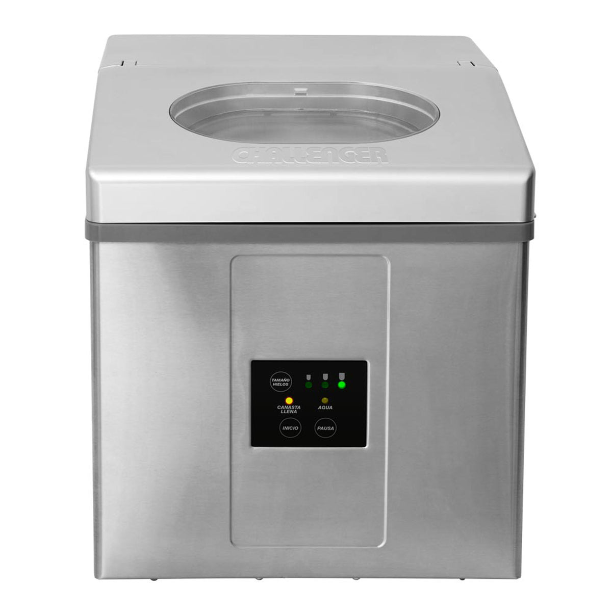 Fabricador de Hielo Challenger Gris 36x41.4cm 110 Voltios con Tres Funciones Preconfiguradas
