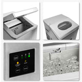 Fabricador de Hielo Challenger Gris 36x41.4cm 110 Voltios con Tres Funciones Preconfiguradas