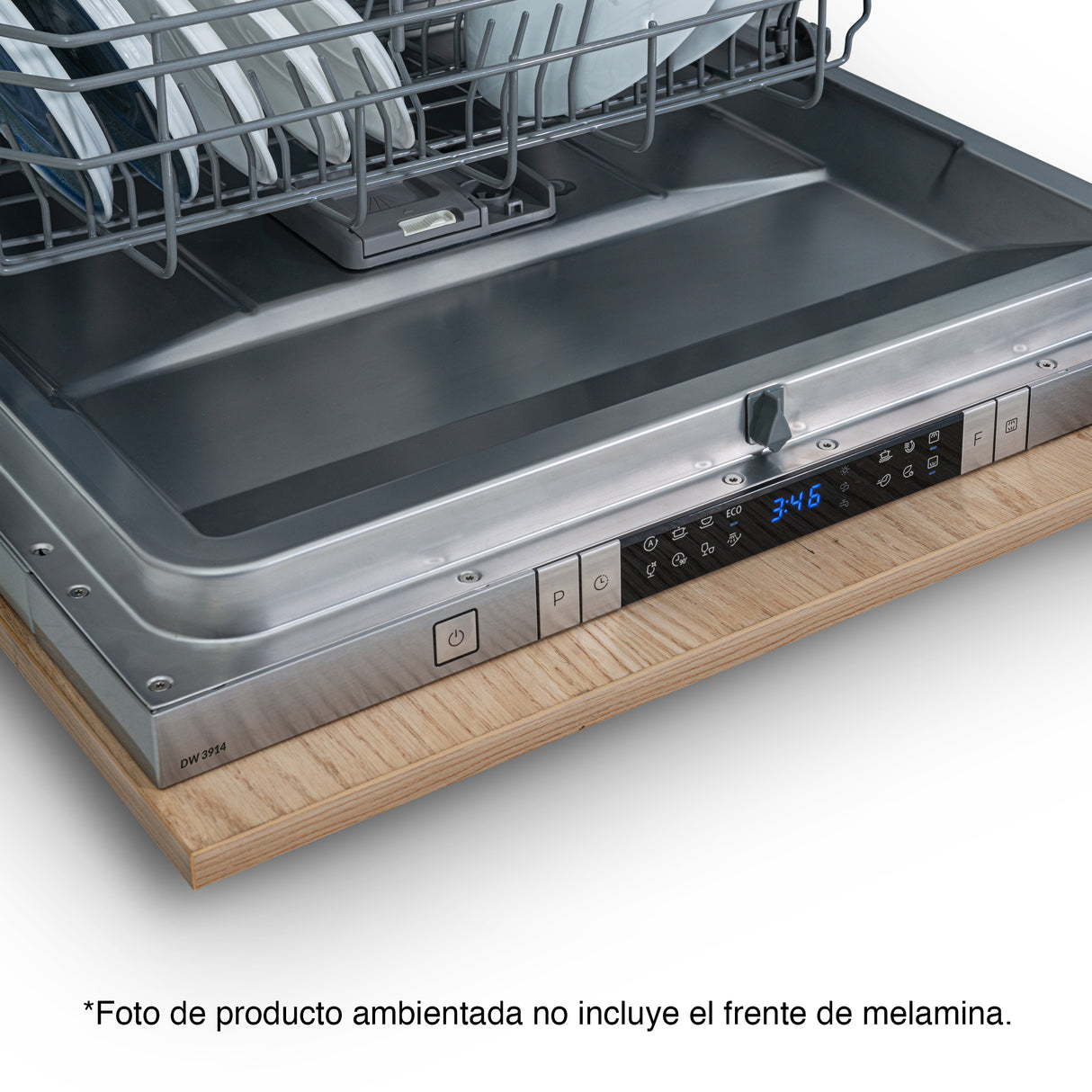 Lavavajillas Challenger Acero 59.8x81.5cm 110 Voltios con Ocho Funciones Preconfiguradas